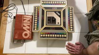 OMNI Trivia Entertainment System Milton Bradley MB electronic 1980 Vincent Price Movie  True False