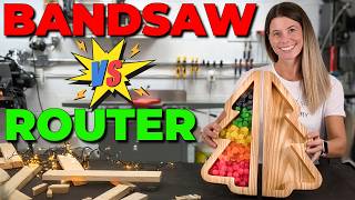 YOU Can BUILD Christmas Tree Snack Tray // Router VS Bandsaw (Free Template)