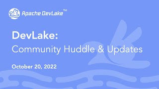 DevLake Community Meetup [October 20, 2023]