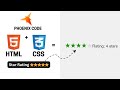 Create an Awesome Star Rating with HTML & CSS! (& Minimal JS)
