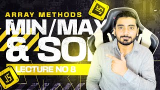 JavaScript Tutorial 8: Array Methods | Sort, Reverse, Min/Max, Numeric Sort | Web Dev 103