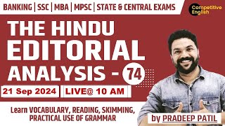 Learn VOCAB, READING, SKIMMING, ERRORS, GRAMMAR USE, 21 September , 2024  - PRADEEP PATIL