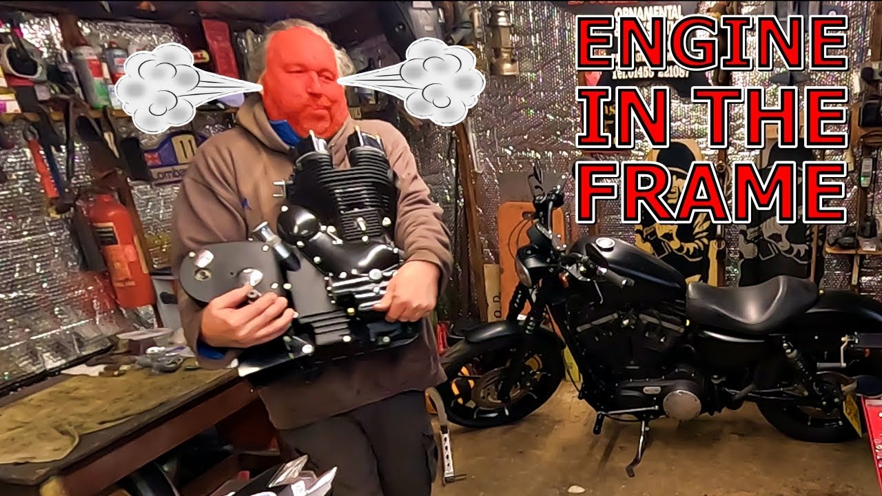 Fitting The Engine Re Custom Build Youtube