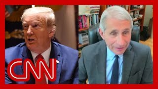 Trump says Fauci 'wants to play all sides of the equation'