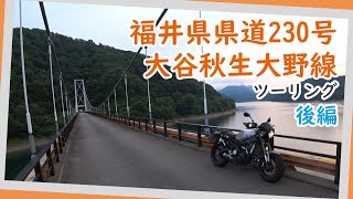 福井県 県道230号線 大谷秋生大野線 後編 【モトブログ】【XSR900】