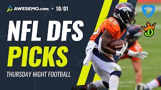 NFL DFS PICKS: BRONCOS AT JETS SHOWDOWN THURSDAY NIGHT FOOTBALL DRAFTKINGS + FANDUEL 10/1