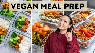 High Protein Vegan Meal Prep to Save Time & Eat Better