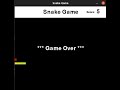 Snake Game In Python | Code Projects