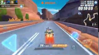 qq飛車 亡圖大峽谷01:22:81 (組裝車極光+無寵+無ECU)