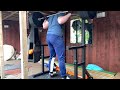 mirafit m1 squat rack put to the test 200kg dropped