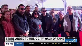 Stars added to Music City Walk of Fame