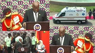 President Akufo Addo's Bodyguard COLLAPSES in Parliament?!