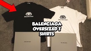 BALENCIAGA T SHIRT OVERSIZED FIT (HOW TO WEAR, HOW DO THEY FIT?)