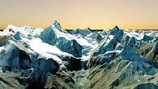 Weisshorn Switzerland | 3D map render Mapbox