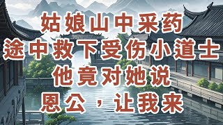 民间故事：姑娘山中采药，途中救下受伤小道士，他竟对她说，恩公，让我来