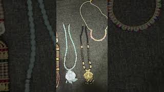 My Long chains collection from Padmavathi temple😍😍😍