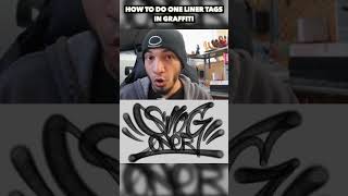 How To Do One LIner Graffiti - Step By Step Guide/Breakdown #graffiti #graffitiart