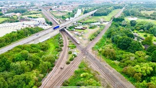 The UK's ONLY Mainline Flat Railway Crossing!