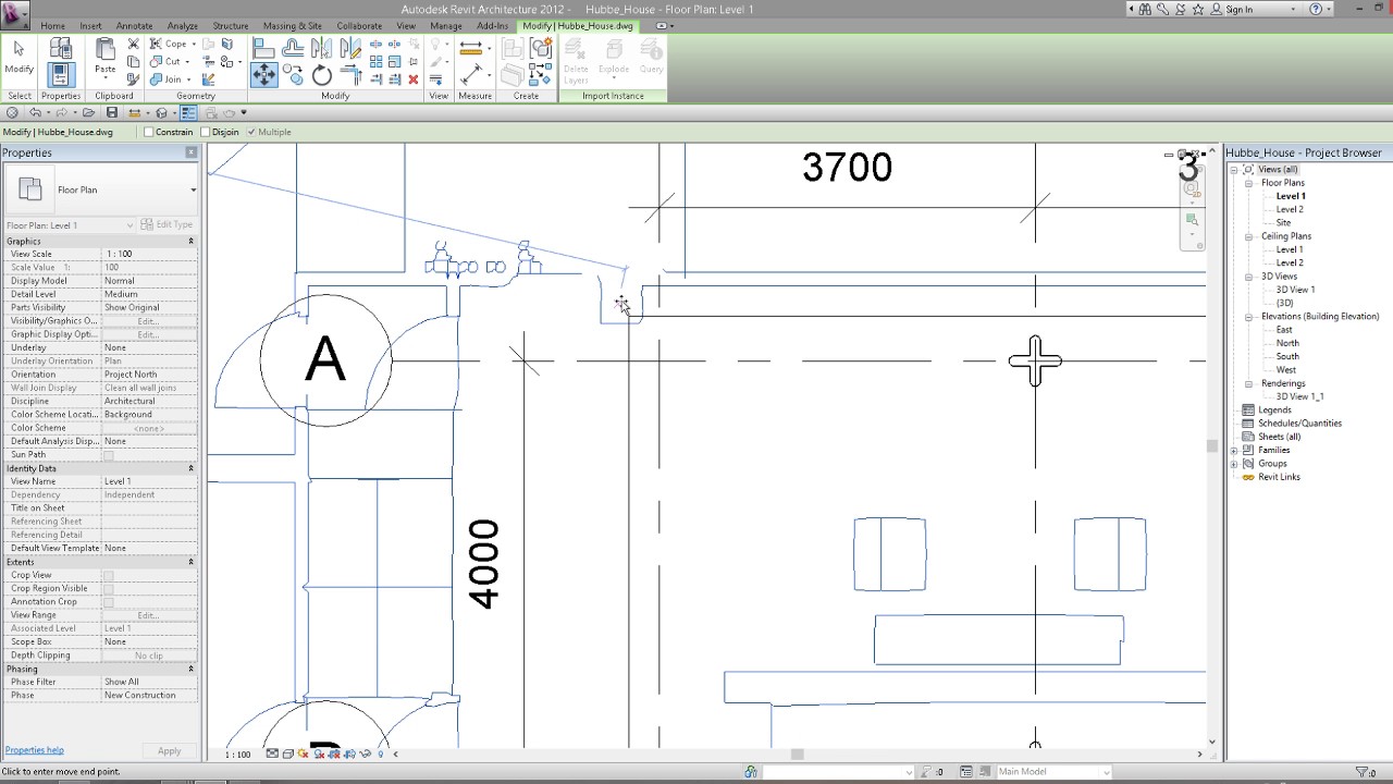 Link Cad En Revit Youtube