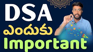 Why is DSA Important? [Telugu] | DSA for placements | Vamsi Bhavani