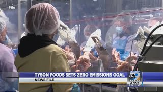 Tyson Foods Sets Zero Emissions Goal
