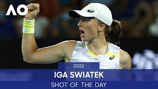 AI Shot of the Day - Iga Swiatek | Australian Open 2022 Day 11 Presented by Infosys