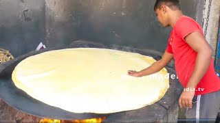 #NeverSeenBefore | #70mm Roti Making | Wolrd Biggest Size Chapati | Record Break Roti | #StreetFood