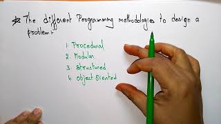 Programming Methodologies | Part-1/2 | DS | Data Structures | Lec-03 | Bhanu Priya