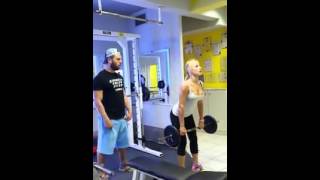 Machallekides George-Super set for legs Deadlift @ Sports center-Komotini- greece