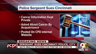 Sergeant sues Cincinnati police