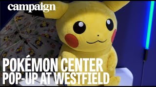 Pokémon center pop-up at Westfield