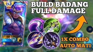 BUILD BADANG FULL DAMAGE SEKALI COMBO MUSUH AUTO MATI😱 BADANG BEST BUILD 2025