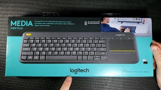 Logitech K400 Plus Wireless Media Keyboard Unboxing