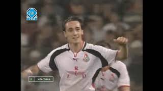 Лига Чемпионов 2002 год групповой раунд 3 тур Рома-Локомотив (фрагменты матча)
