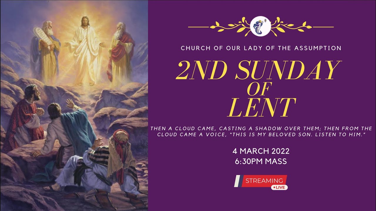 Saturday - 2nd Sunday Of Lent (5th March 2023) - YouTube