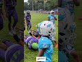 defence 9u atlantic stingrays 23 tevin pressley makes tackle in the backfield vs dv dolphins