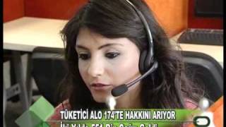 TÜKETİCİ ALO 174'TE HAKKINI ARIYOR 26.12.2011