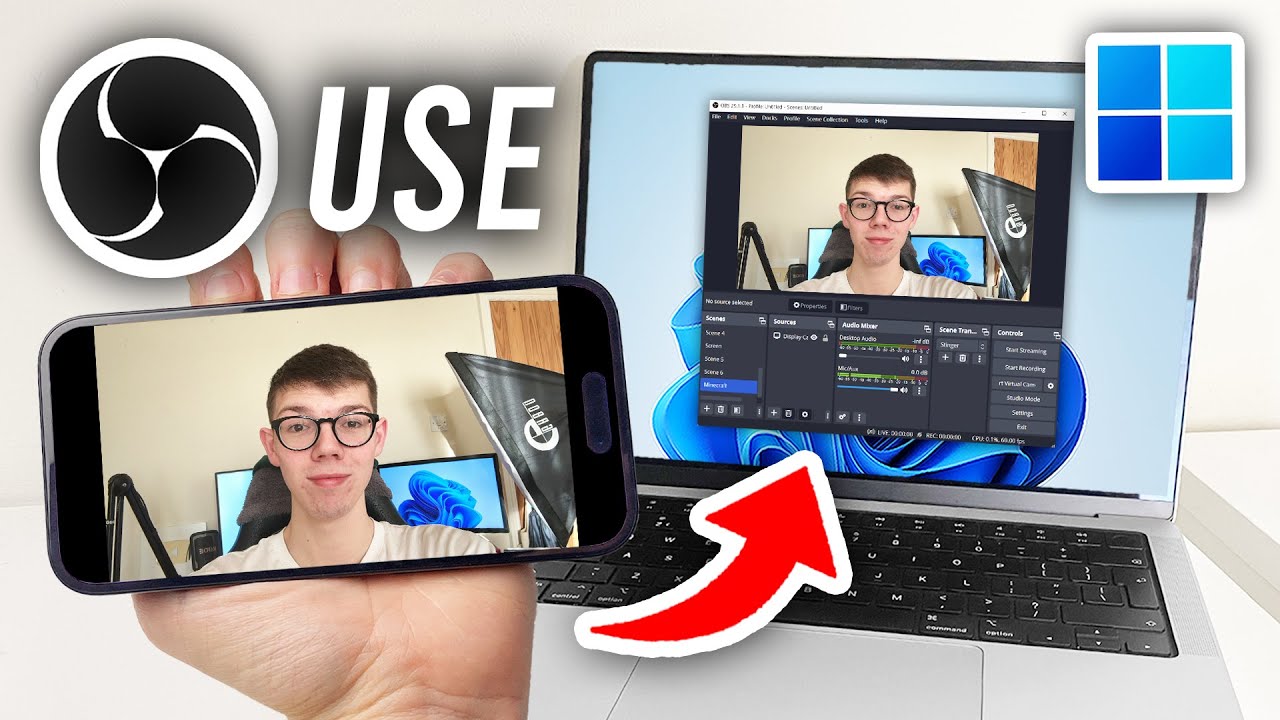 How To Use Phone As Webcam In OBS - Full Guide - YouTube