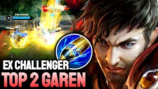 WILD RIFT GAREN - TOP 2 GAREN GAMEPLAY - EX CHALLENGER RANKED