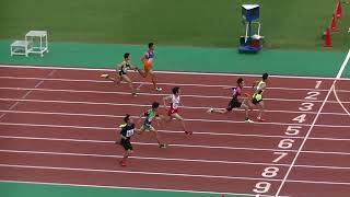 20220619福岡県中学陸上選手権 中2男子100m決勝