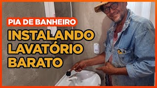 COMO INSTALAR LAVATÓRIO SUSPENSO | SIMPLES, RÁPIDO E BARATO