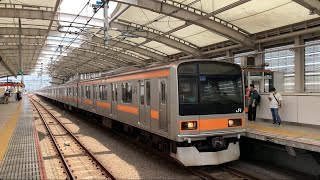 中央線209系1000番台ﾄﾀT81編成　東小金井に入線シーン