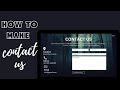How to Make a Contact Us Form using Bootstrap 4, HTML5, and CSS3.