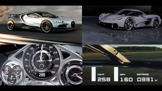 Bugatti Tourbillon vs Koenigsegg Jesko Absolut 0-400km/h