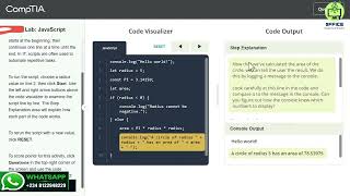 JavaScript: Testout Lab