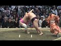 大相撲　宇良ー王鵬＜令和６年三月場所・千秋楽＞sumo