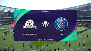 US Pays de Cassel vs PSG (23/01/2023) Coupe de France PES 2021