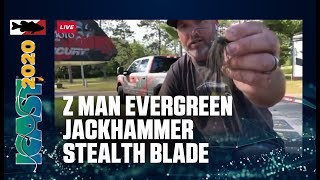 Zman Evergreen Chatterbait JackHammer Stealth Blade with Brett Hite | ICAST 2020