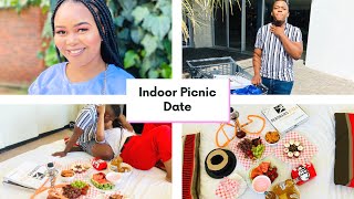 Indoor Picnic Date | Shopping | 1k views Celebration | Vlog | South African Couple