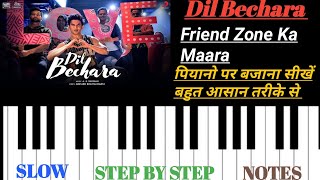 How to play Dil Bechara title song || Piano Tutorial